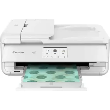 image of Canon - PIXMA TS9521C Wireless All-In-One Printer - White with sku:bb21084293-bestbuy