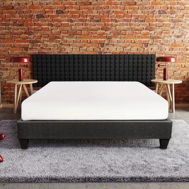 image of Speedy 14 in. Queen Bed Frame with Luna 8 in. Gel Memory Foam Mattress with sku:65417-primo