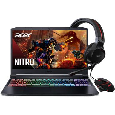 image of Acer Nitro 5 15.6 inch Intel Core i5, NVIDIA GeForce RTX 3050, 16GB DDR4, 512GB SSD, Windows 11 Home Laptop with sku:an5155751bun-electronicexpress