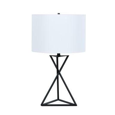 image of Drum Table Lamp White and Black with sku:920051-coaster