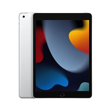 image of Apple - 10.2-Inch iPad (Latest Model) with Wi-Fi + Cellular - 256GB - Silver with sku:mk6a3ll/a-mk6a3ll/a-abt