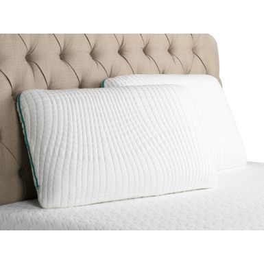 image of FlexSleep Gel Infused Memory Foam Ventilated Queen Pillow with sku:812894019477-sby