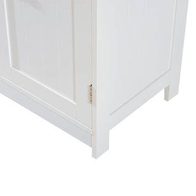 under Sink Storage Cabinet with 2 Doors and Shelf, Pedestal Sink