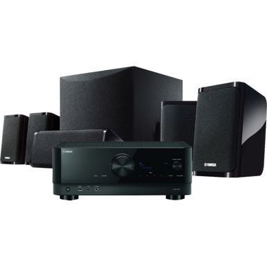 image of Yamaha - YHT-5960 Premium All-in-One Home Theater System with 8K HDMI and Wi-Fi - Black with sku:bb21779852-6464936-bestbuy-yamaha