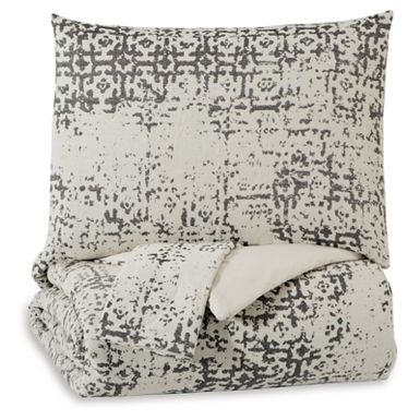 image of Addey King Comforter Set with sku:q716003k-ashley