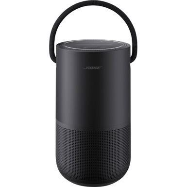 image of Bose - Portable Smart Speaker with built-in WiFi, Bluetooth, Google Assistant and Alexa Voice Control - Triple Black with sku:bb21307256-6370597-bestbuy-bose