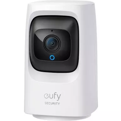 image of eufy Security - Indoor Cam Mini 2k HD Wi-Fi Pan & Tilt Security Cam - White with sku:bb21820985-bestbuy