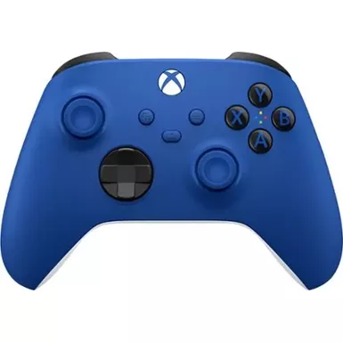 image of Microsoft - Xbox Wireless Controller for Xbox Series X, Xbox Series S, Xbox One, Windows Devices - Shock Blue with sku:bb21644271-bestbuy
