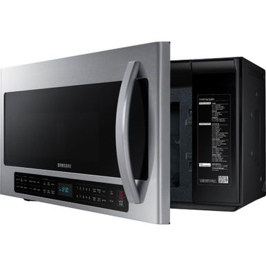 Alt View Zoom 11. Samsung - 2.1 Cu. Ft. Over-the-Range Microwave with Sensor Cook - Stainless steel