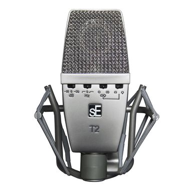 image of SE SE-T2 Multi Pattern Large Diaphragm Microphone with Titanium Capsule with sku:see-se-t2-guitarfactory