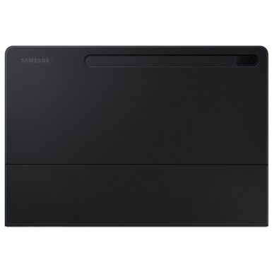 image of Samsung Galaxy Tab Fe/s7+/s8+ Mystic Black Slim Book Cover Keyboard with sku:ef-dt730ubeguj-ef-dt730ubeguj-abt