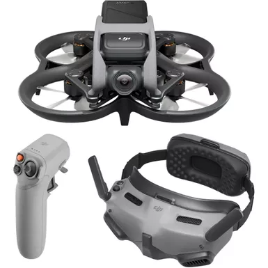 image of DJI - Avata Explorer Combo Drone with Motion Controller (Goggles Integra and RC Motion 2) - Gray with sku:bb22122428-bestbuy