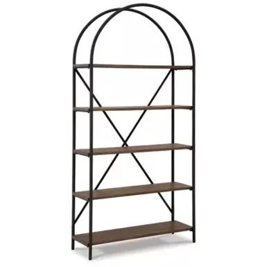 image of Brown/Black Galtbury Bookcase with sku:a4000325-ashley