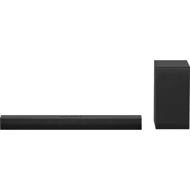 image of LG - 2.1 Channel Soundbar with Wireless Subwoofer and Bluetooth Connectivity - Black with sku:bb22304362-bestbuy