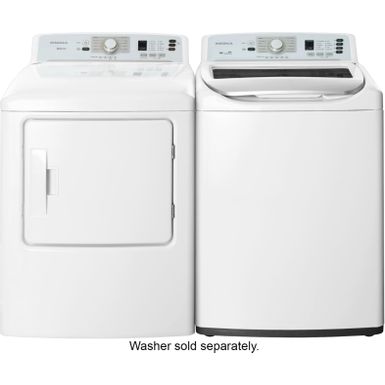 Alt View Zoom 12. Insignia™ - 6.7 Cu. Ft. Electric Dryer - White