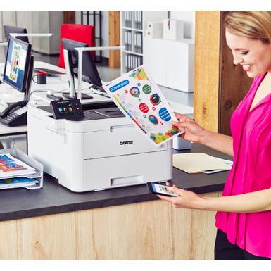 Alt View Zoom 14. Brother - HL-L3270CDW Wireless Color Laser Printer - White