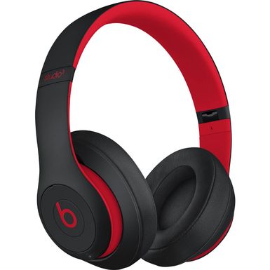 image of Beats by Dr. Dre Beats Studio3 Wireless Over-Ear Headphones, Defiant Black/Red with sku:btmx422lla-adorama