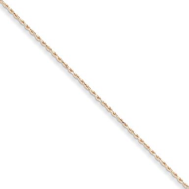 image of Versil 14 Karat Rose Gold 1.5mm Diamond-cut Rope Chain with sku:hmenpxjrdvzeiuyyi7kutqstd8mu7mbs--ovr