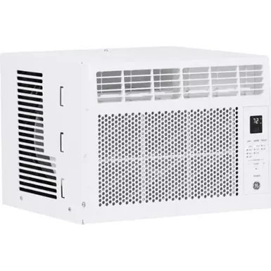 image of GE - 150 Sq. Ft. 5,000 BTU Window Air Conditioner with Remote - White with sku:bb21423756-bestbuy