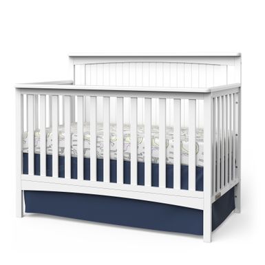 image of Forever Eclectic Scout 4-in-1 Convertible Crib by Child Craft - Matte White with sku:owfftujdfyp30w8znwpfcastd8mu7mbs-chi-ovr