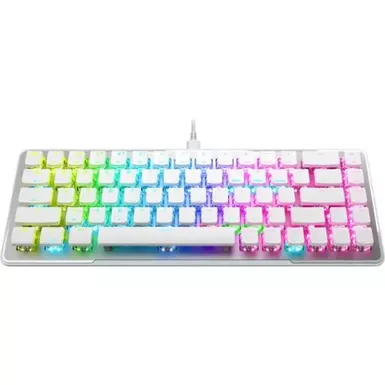 image of ROCCAT - Vulcan II Mini – 65% Wired Gaming Keyboard With Customizable AIMO RGB Illumination - White with sku:bb22067084-bestbuy