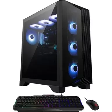 MSI - Aegis R2 Gaming Desktop - Intel Core i7-14700F - 32GB Memory - NVIDIA GeForce RTX 4070 TI Super- 1TB SSD - Black