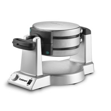 image of Cuisinart Double Belgian Waffle Maker with sku:waff20p1-waff20p1-abt