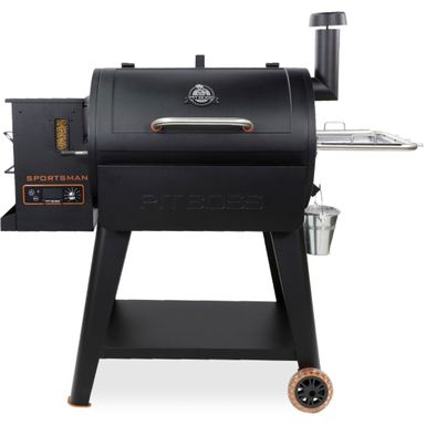 image of Pit Boss - Sportsman Pellet Grill - Black with sku:bb22087877-6531147-bestbuy-pitboss