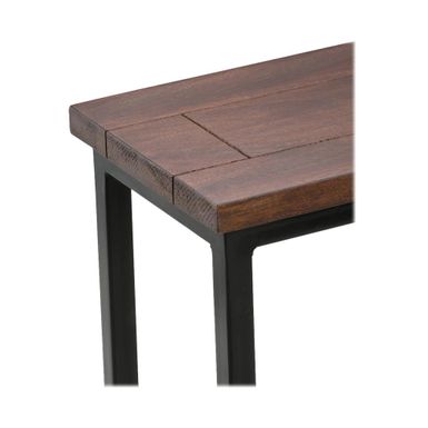 Alt View Zoom 11. Simpli Home - Skyler Rectangular Modern Solid Mango Wood Table - Dark Cognac Brown