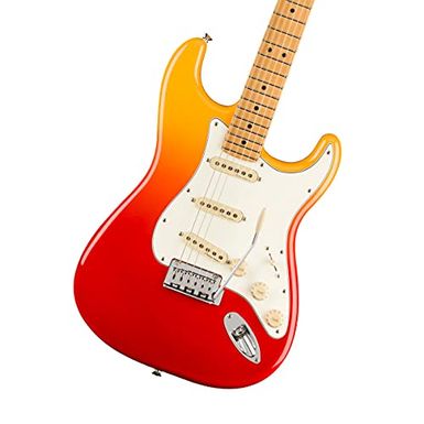 image of Fender Player Plus Stratocaster Electric Guitar, Tequila Sunrise with sku:fen-0147312387-guitarfactory