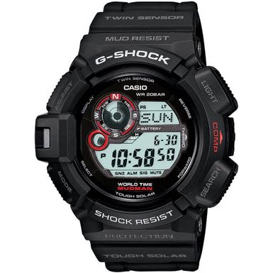 image of Casio G93001 / G9300-1 G-Shock Mudman Mens Watch - Black/Red with sku:g93001-electronicexpress