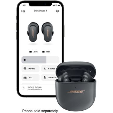 Alt View Zoom 12. Bose - QuietComfort Earbuds II True Wireless Noise Cancelling In-Ear Headphones - Eclipse Gray