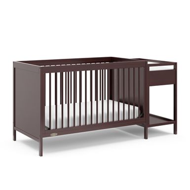 image of Graco Fable 4-in-1 Convertible Crib and Changer - Espresso with sku:p65qfpou1nxyhjodglmlhastd8mu7mbs-sto-ovr