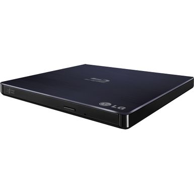 Front Zoom. LG - 8x External USB 2.0 Blu-ray Disc Double-Layer DVD±RW/CD-RW Disc Rewriter - Black
