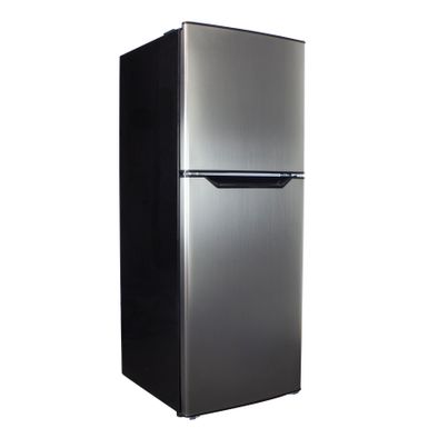 image of Danby DFF070B1BSLDB-6 7.0 cu. ft. Apartment Size Fridge Top Mount in Stainless Steel with sku:dff070b1bsldb-6-danby