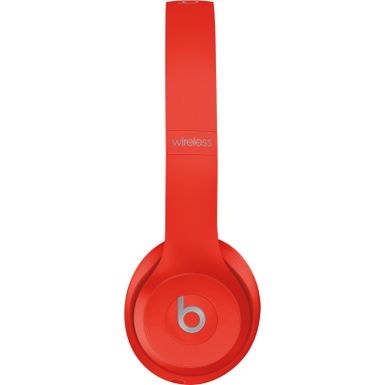 Alt View Zoom 14. Beats by Dr. Dre - Solo³ Wireless On-Ear Headphones - (PRODUCT)RED Citrus Red