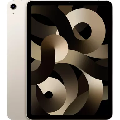 image of Apple 10.9-Inch iPad Air Latest Model (5th Generation) with Wi-Fi 64GB Starlight with sku:bb20252525-bestbuy