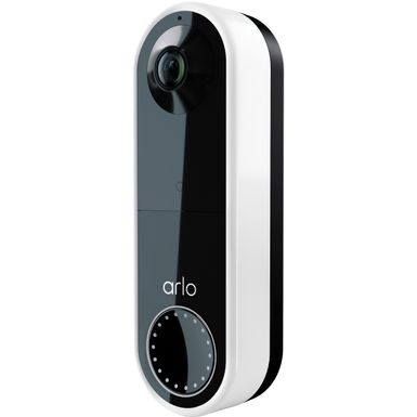 image of Arlo - Essential Wi-Fi Smart Video Doorbell - Wired or Battery Operated - White with sku:bb21633252-6428700-bestbuy-arlo