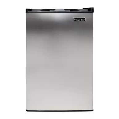 image of Magic Chef 3.0 cu. ft. Stainless Upright Freezer with sku:mcuf3s2-magicchef