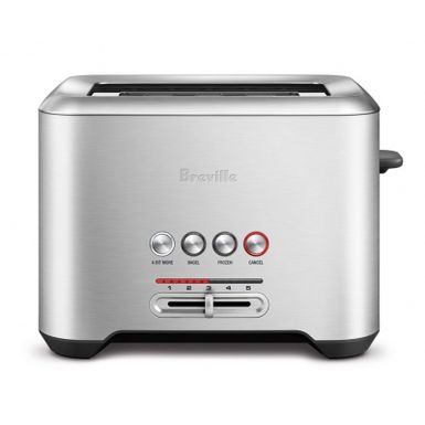image of Breville 'a Bit More' Brushed Stainless Steel 2-slice Toaster with sku:bta720xl-abt