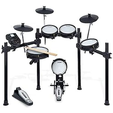 image of Alesis Drums Surge Mesh SE Kit - Electric Drum Set with USB MIDI Connectivity, Quiet Mesh Heads, Drum Module, Solid Rack, 40 Kits and 385 Sounds with sku:b09yfqgw58-amazon