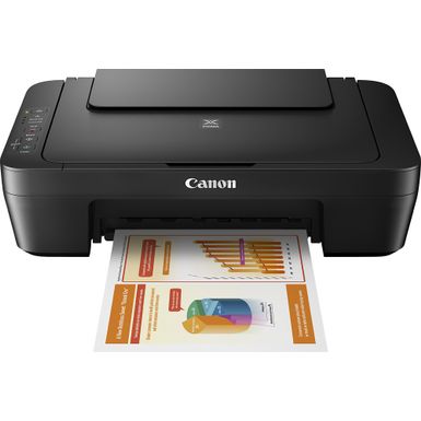 image of Canon - PIXMA MG2525 All-In-One Inkjet Printer - Black with sku:bb20489878-5656869-bestbuy-canon