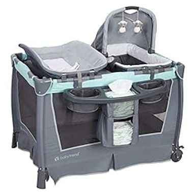 image of Baby Trend Retreat Nursery Center, Hint of Mint with sku:b07r8js6m1-amazon