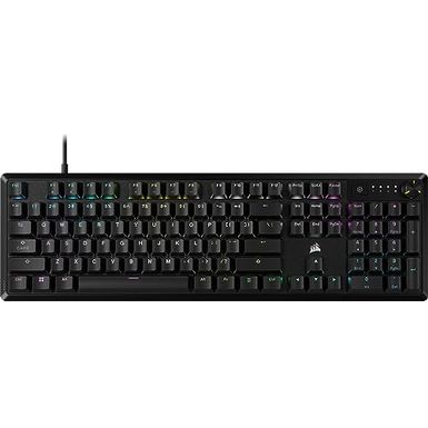 image of Corsair K70 CORE RGB Mechanical Gaming Keyboard - Pre-Lubricated MLX Red Linear Keyswitches - Sound Dampening - Media Control Dial - iCUE Compatible - QWERTY NA Layout - Black with sku:b0cg8m6l8g-amazon