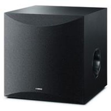 image of Yamaha Black 10" Powered Subwoofer with sku:nssw100bl-ns-sw100bl-abt