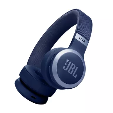 image of JBL - Live 670NC True ANC Wireless On Ear Headphones Blue with sku:jbllive670ncbluam-powersales