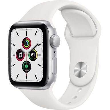 Apple Watch SE - GPS 40mm Silver Aluminum Case with...