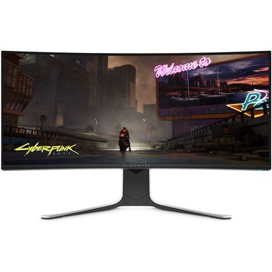 image of Alienware NEW Curved 34 Inch WQHD 3440 X 1440 120Hz, NVIDIA G-SYNC, IPS LED Edgelight, Monitor - Lunar Light, AW3420DW with sku:b07ylgh9q5-ali-amz