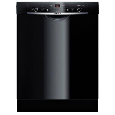 image of Bosch Ascenta SHE3AR76UC dishwasher - built-in - 24" - black with sku:she3ar76uc-electronicexpress