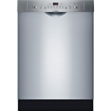 image of Bosch Ascenta SHE3AR75UC dishwasher - built-in - 24" - stainless steel with sku:she3ar75uc-electronicexpress
